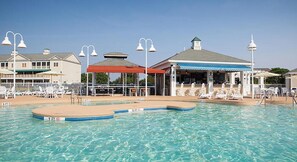 Indoor pool, outdoor pool