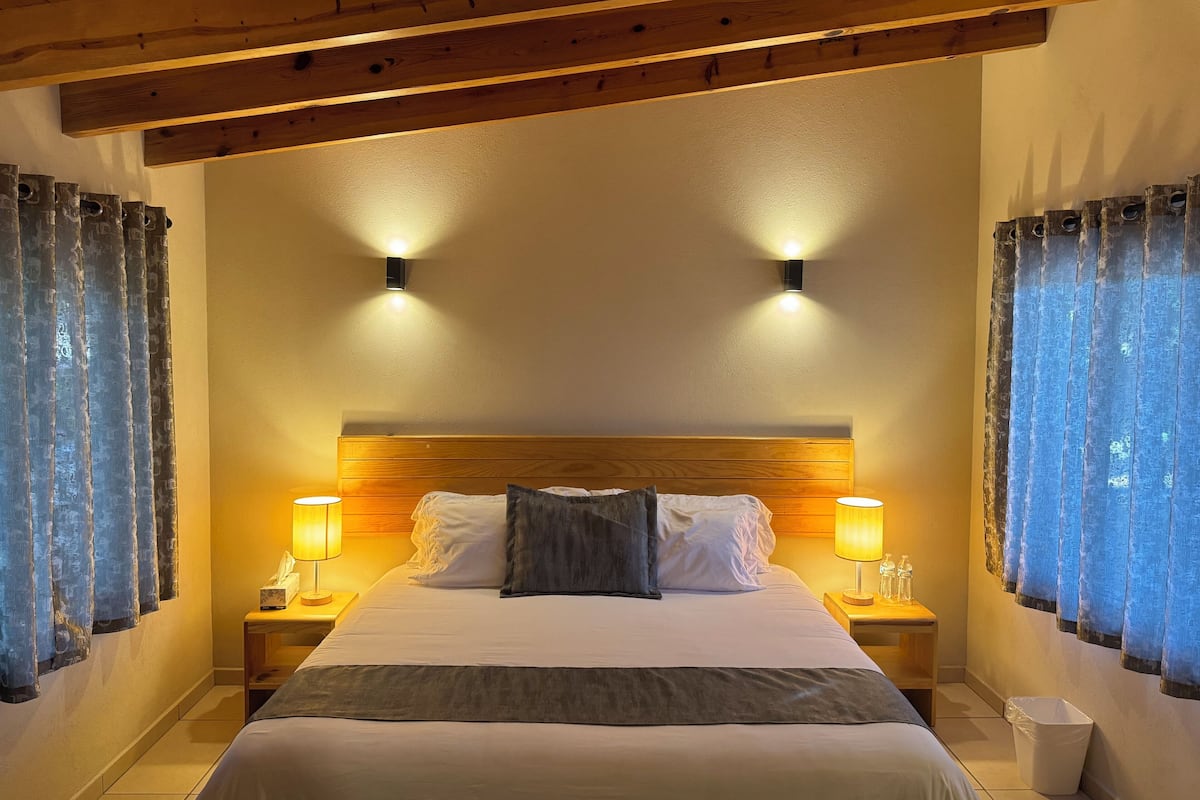 Chalet | 1 bilik tidur, peralatan tempat tidur premium, gebar bulu kapas