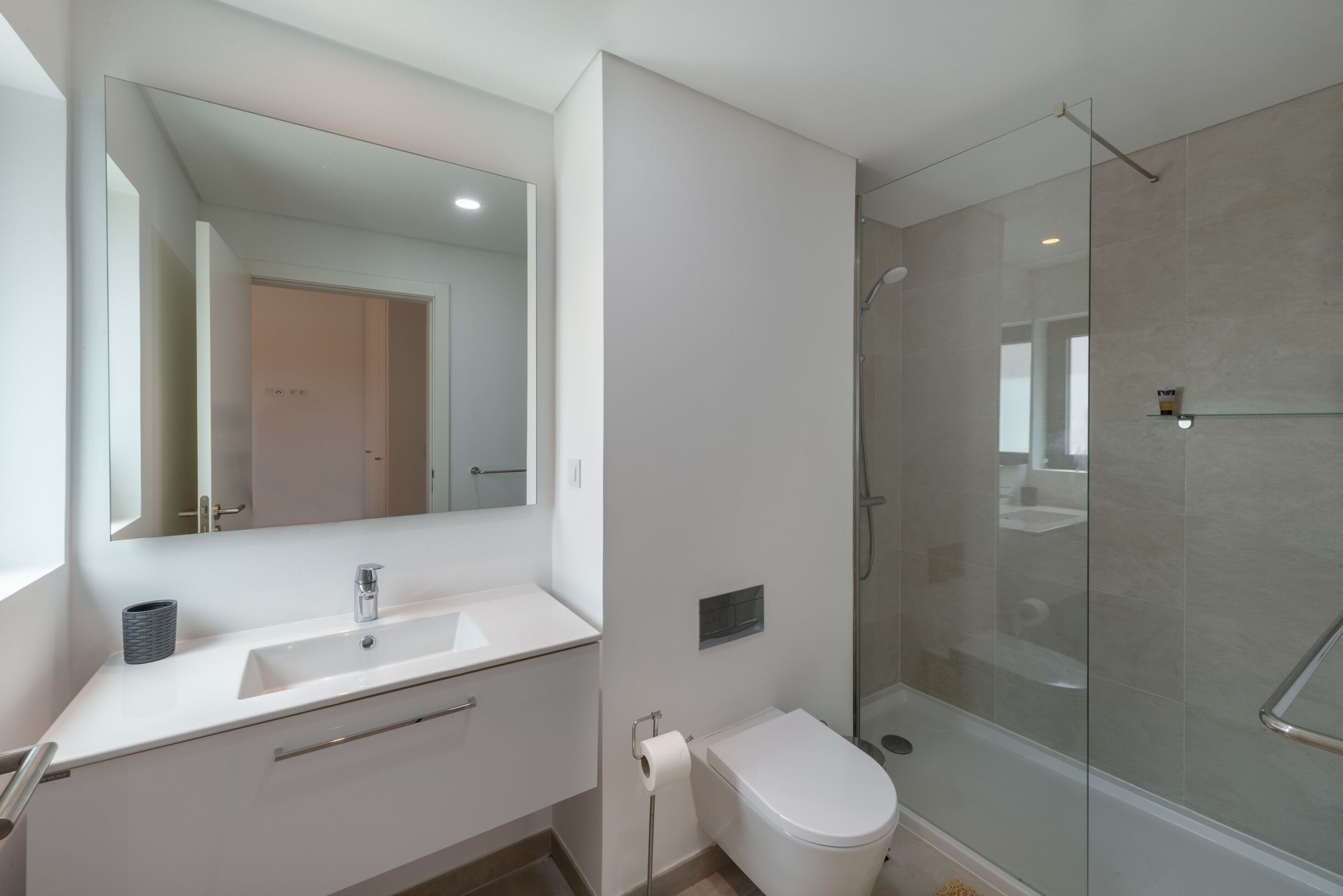 Duschwanne, Handtücher