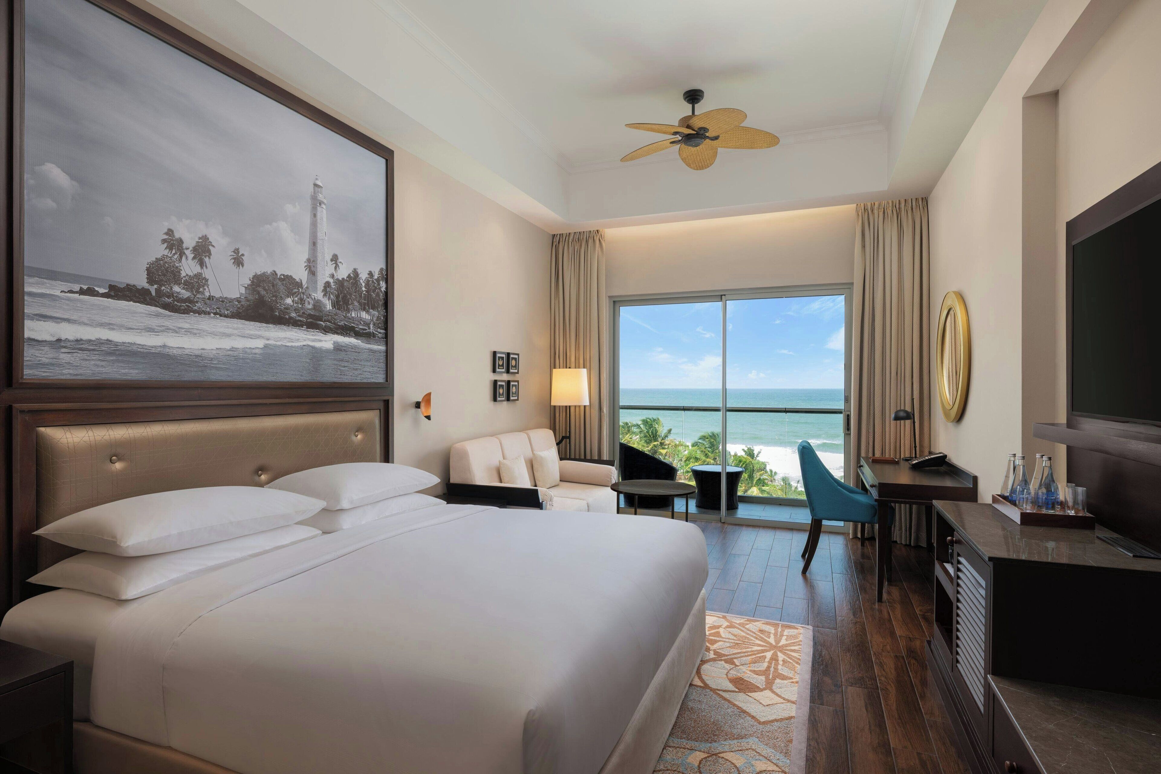 Room, 1 King Bed, Ocean View | Premium bedding, down comforters, pillowtop beds, minibar