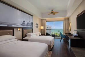 Room, 2 Single Beds, Ocean View | Premium bedding, down duvets, pillow-top beds, minibar