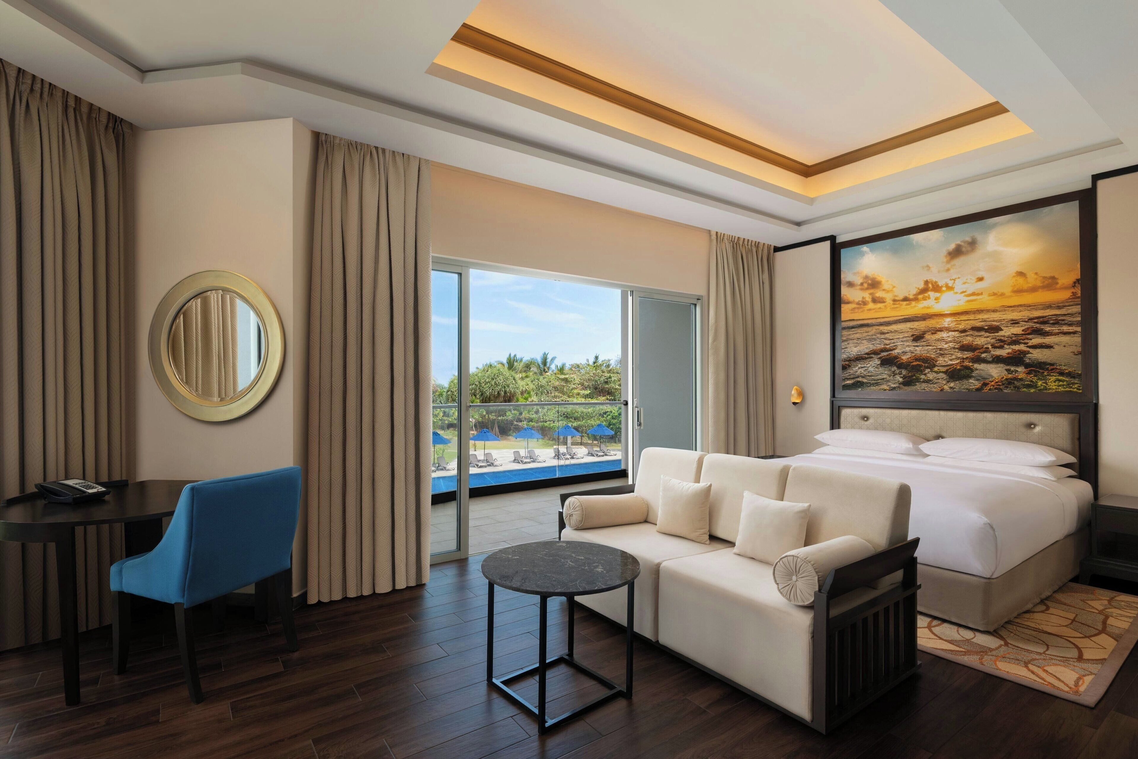 Junior Suite, 1 Bedroom, Ocean View | Premium bedding, down comforters, pillowtop beds, minibar