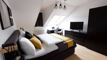 3 chambres, fer et planche Ă repasser, Wi-Fi, draps fournis