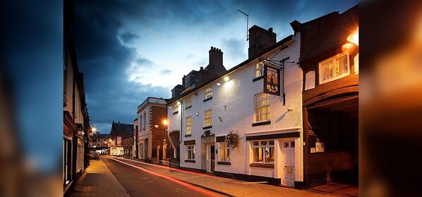 Front of property – evening/night
