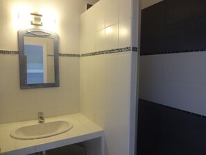 Shower, hair dryer