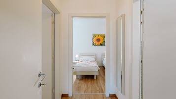 2 camere, culla da viaggio, Wi-Fi gratuito