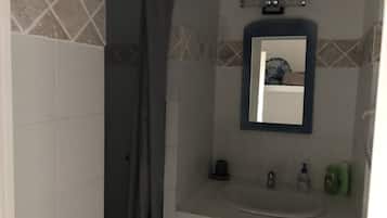 Shower, hair dryer