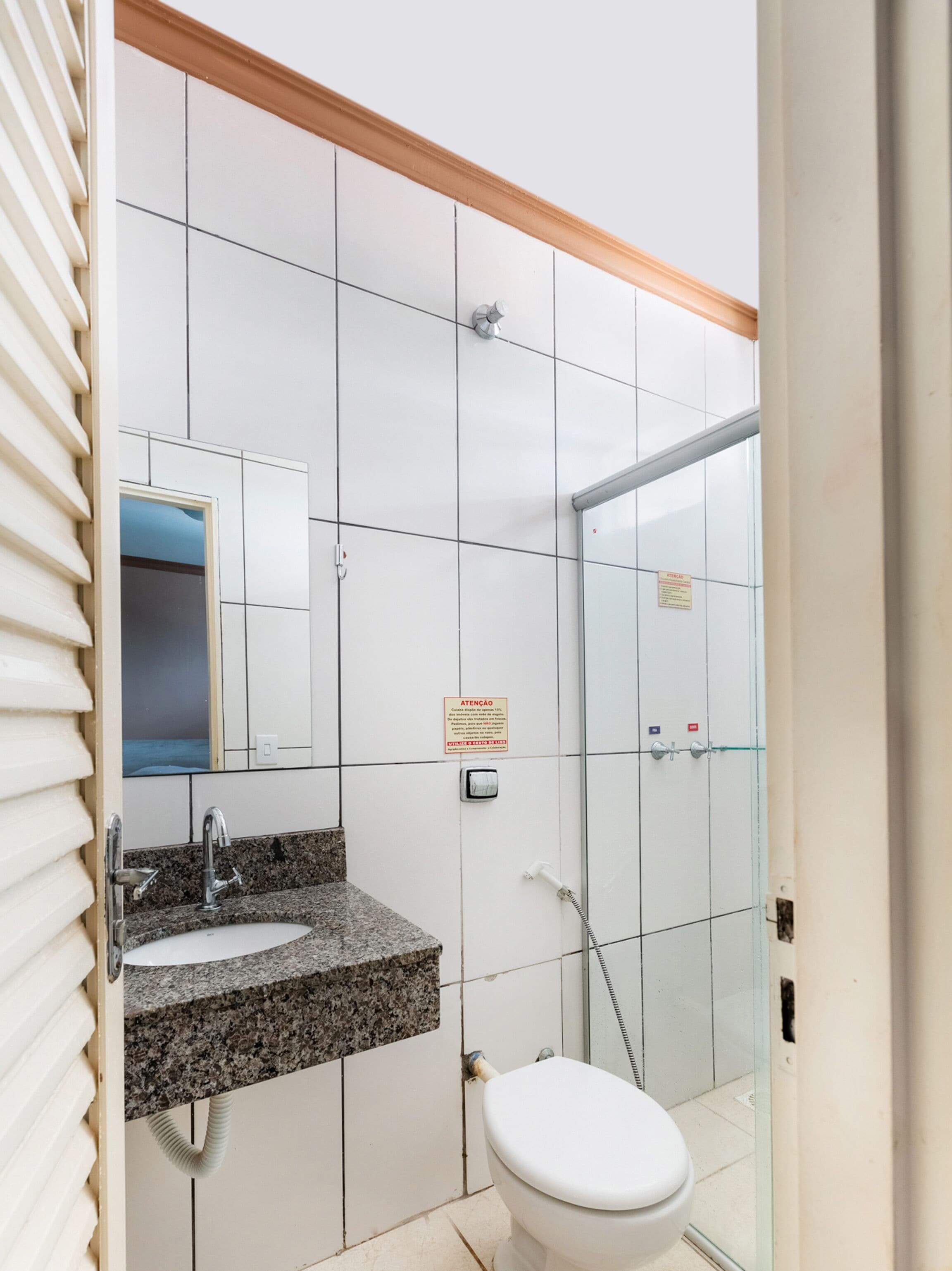 triple room, 3 single beds | bathroom | shower, towels, toilet paper