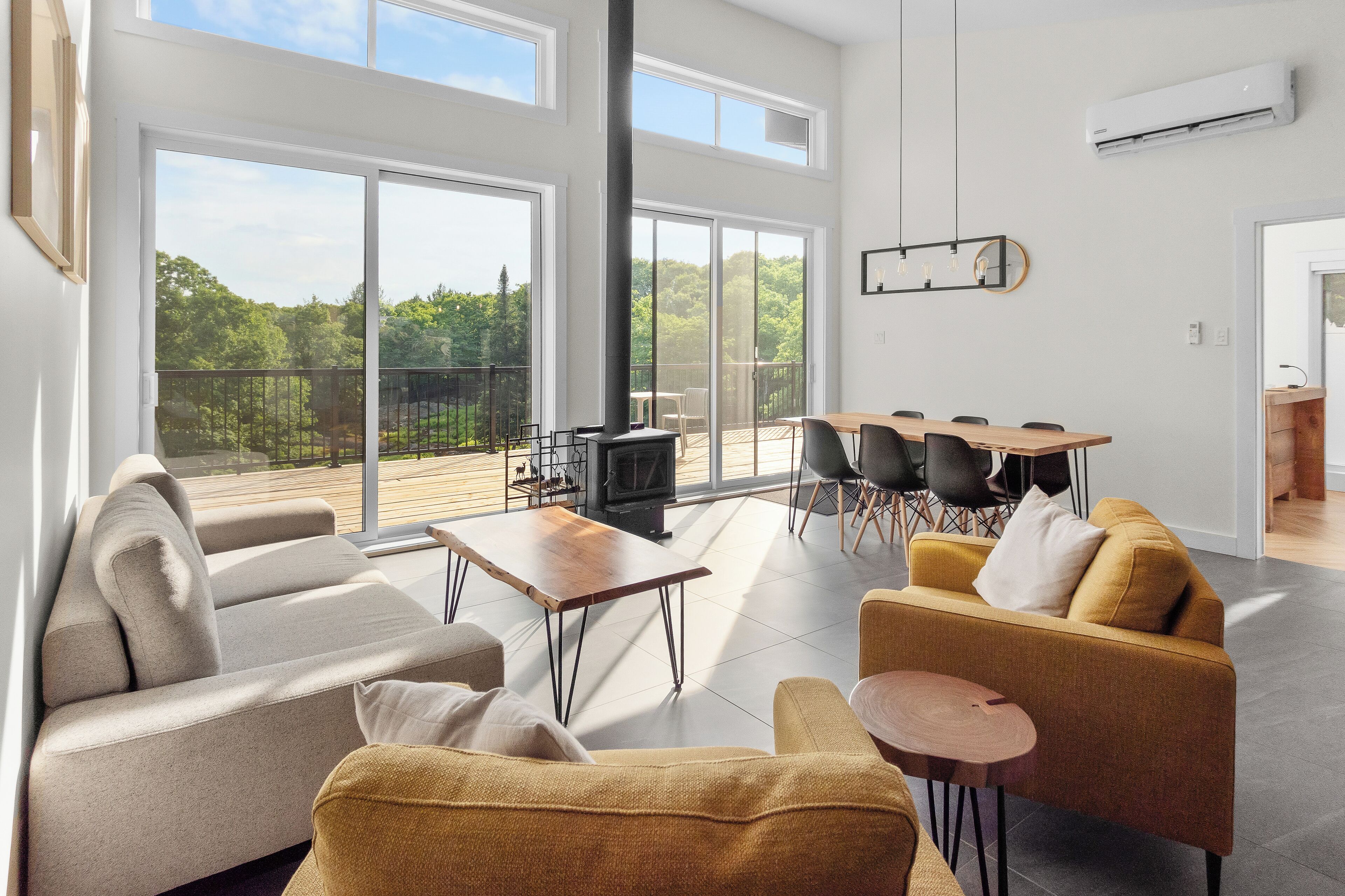 Chalet panorámico | Área de sala de estar