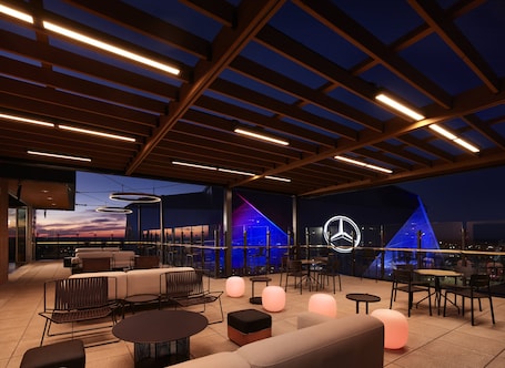 Rooftop terrace. Reverb by Hard Rock Atlanta Downtown