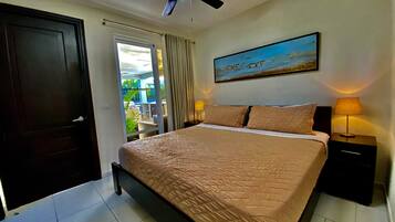 3 bedrooms, in-room safe, iron/ironing board, travel crib