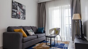 Leilighet, 1 soverom | Oppholdsområde