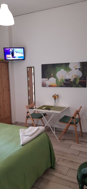 Chambre Double ou avec lits jumeaux, salle de bains attenante