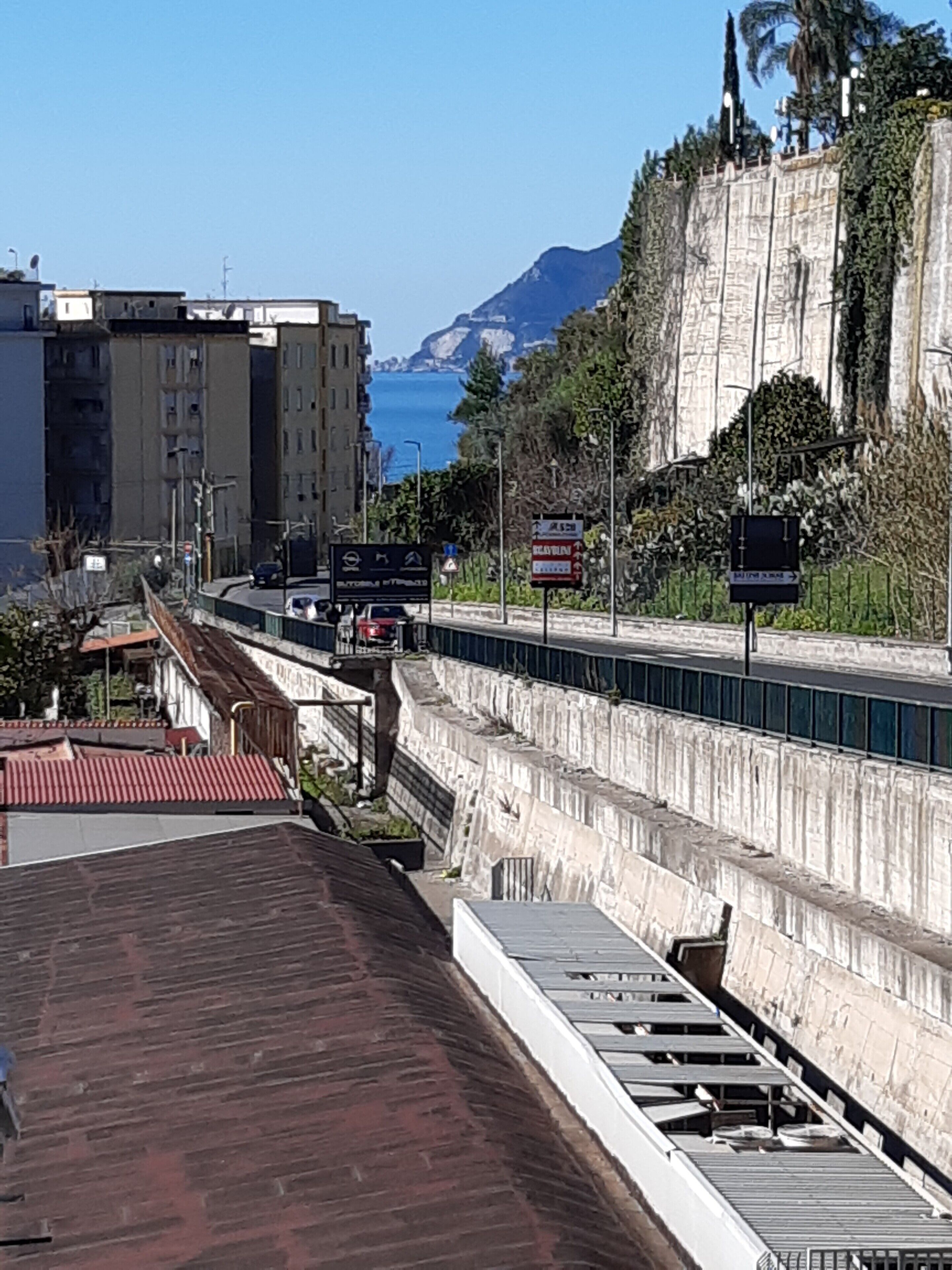 Blick von der Unterkunft