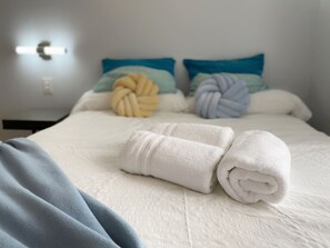 Iron/ironing board, travel cot, free WiFi, bed sheets