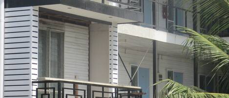 Voorkant van accommodatie