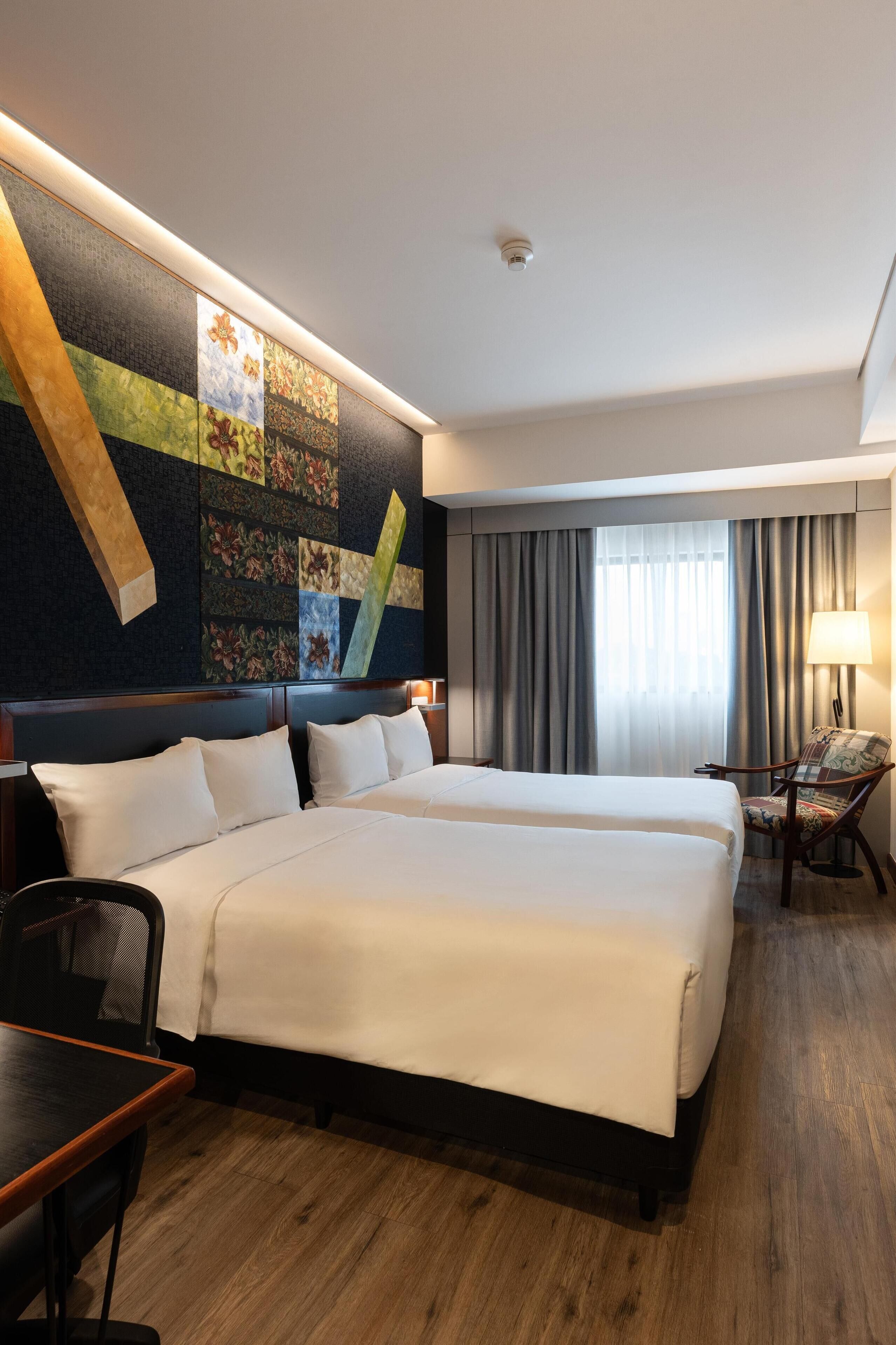 room, 2 single beds | free wifi, bed sheets