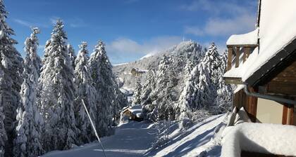 Rocher du Cerf, skis aux pieds, 3 ch,2 sdb