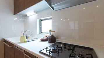 Private Vacation Home | Private kitchenette | Fridge, microwave, stovetop, electric kettle