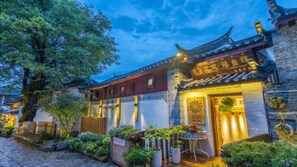 Front of property – evening/night