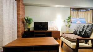 Apartment, 3 Bedrooms | Living room | Flat-screen TV - Uenoya Apt (Naha)
