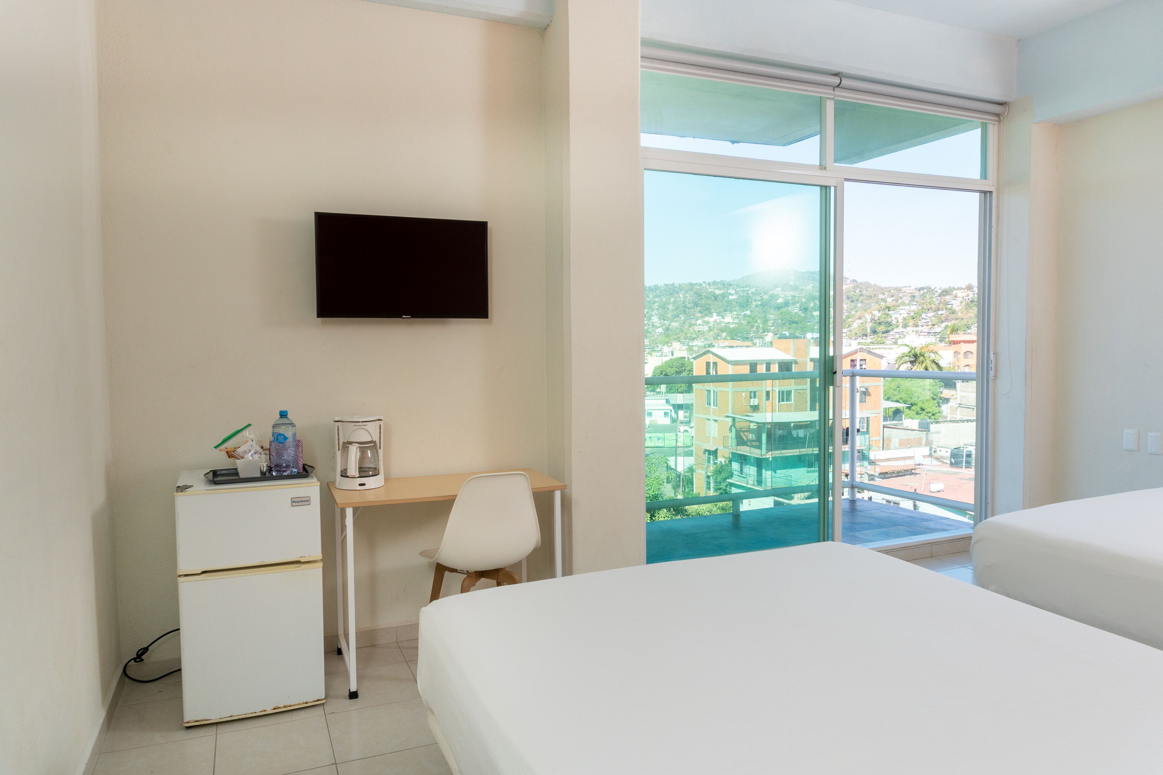 华丽双人房, 2 张大床, 露台 | 迷你吧