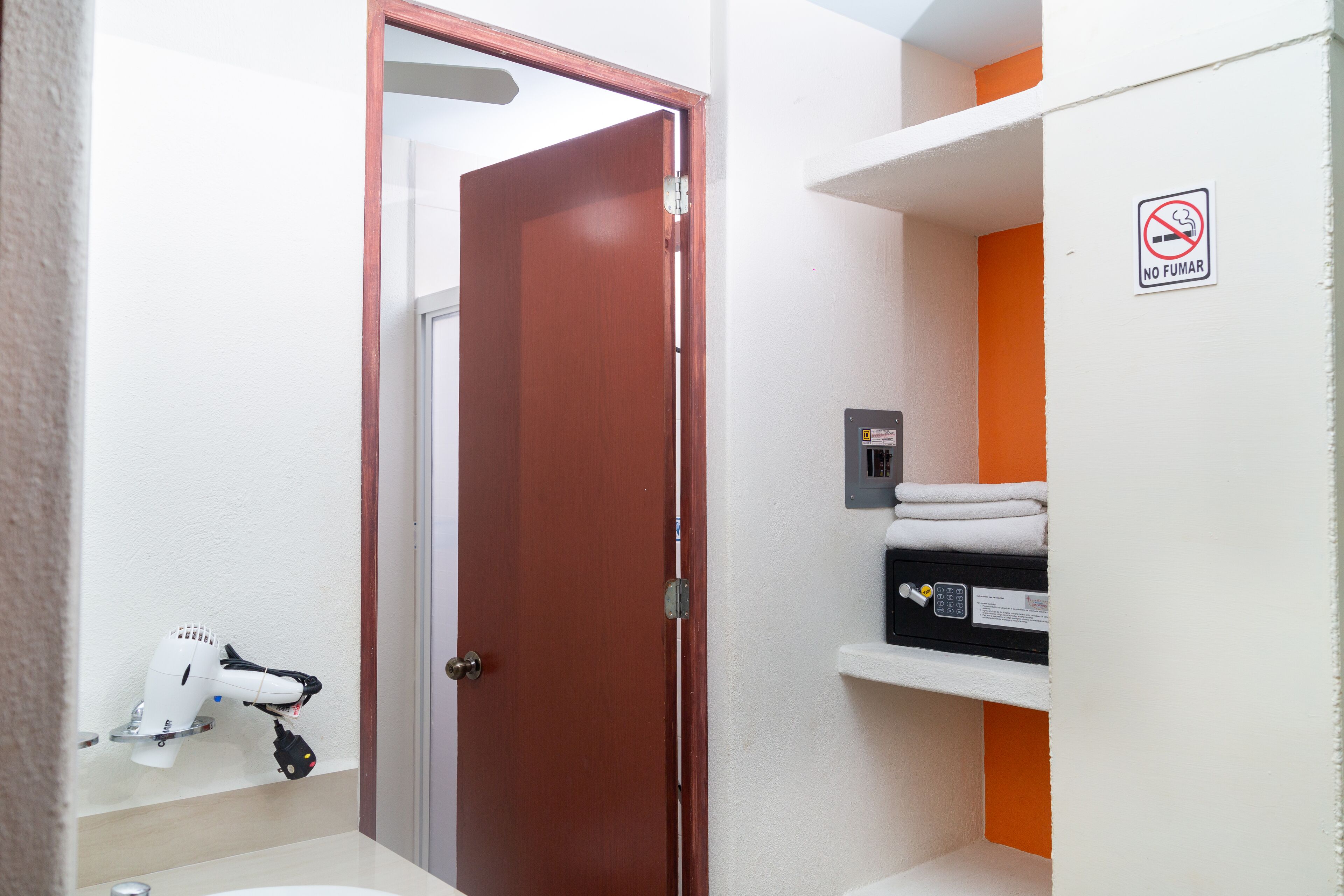 shower, towels, soap, shampoo