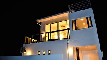 Front of property - evening/night