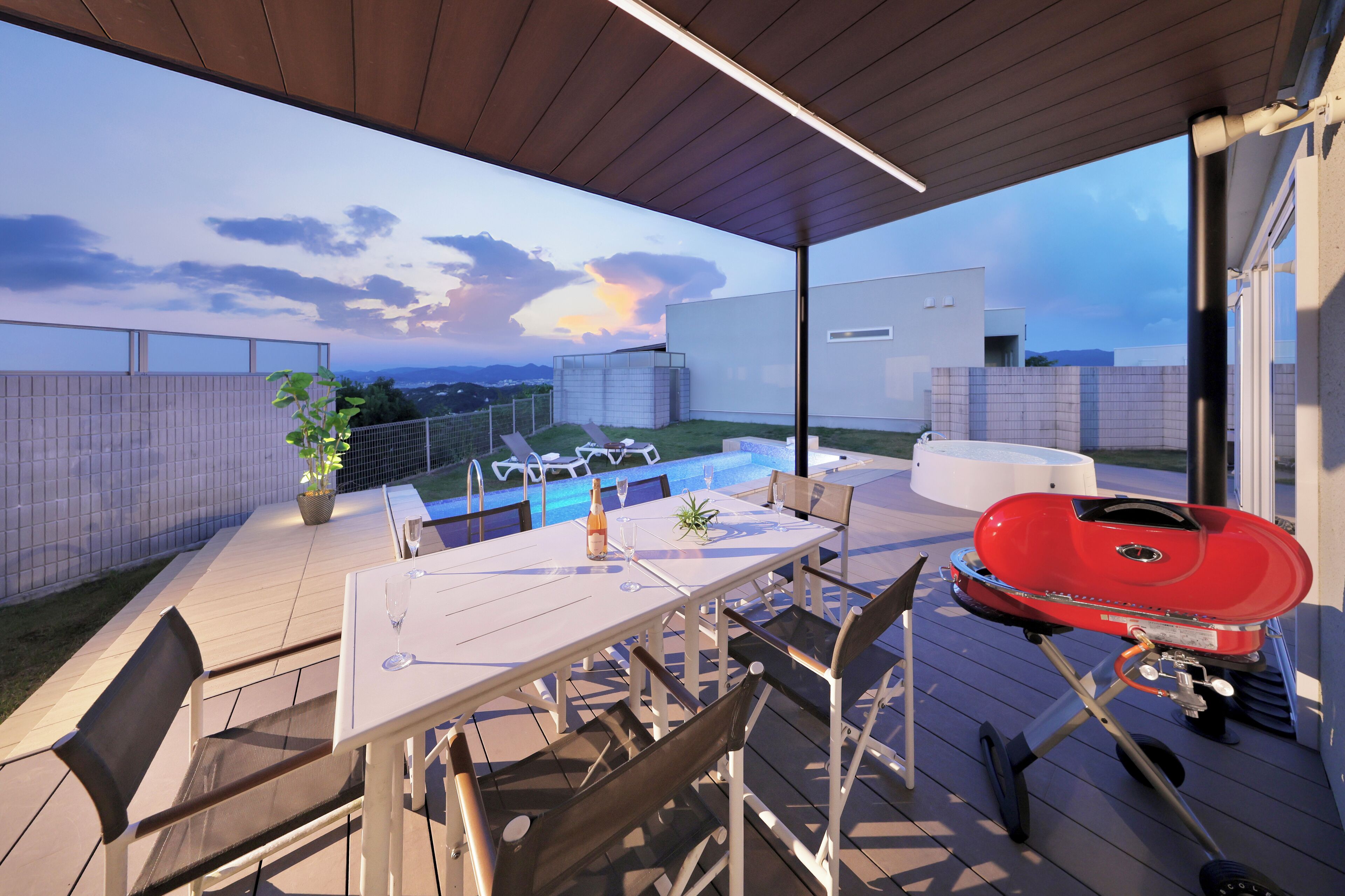 Room C -Excellence V.I.P Suite Pool and Spa with Dogs- | Terrace/patio