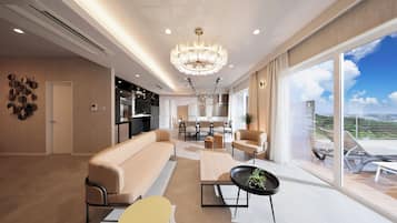 Villa (B) | Minibar, individuell dekoriert, individuell eingerichtet