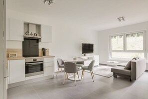 Comfort Apartment | Living area | Flat-screen TV, Netflix, streaming services - SHS City Gasperich Venus (Luxembourg City)