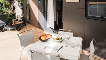 Premium Mobile Home, 3 Bedrooms (6 pers) | Terrace/patio