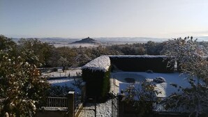 Blick von der Unterkunft