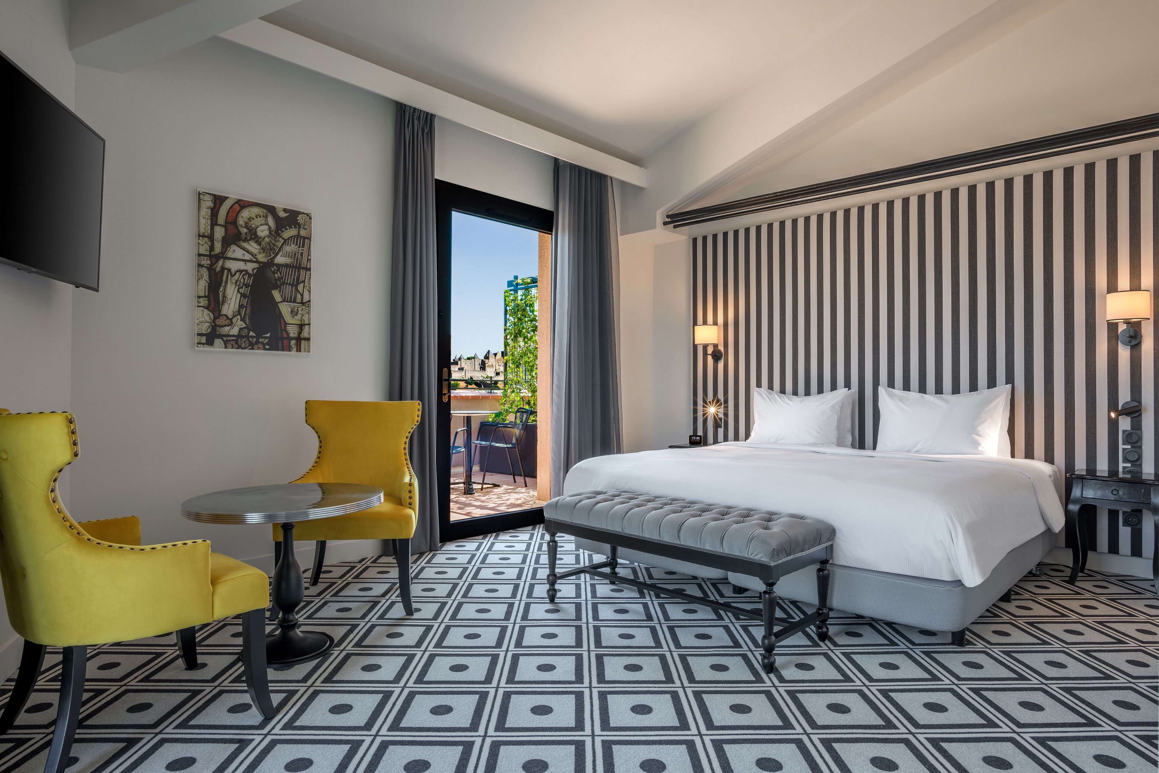 Panoramic-Suite, 1 King-Bett, Terrasse, Stadtblick