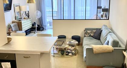 Small zen and cozy loft with well decorated terrace