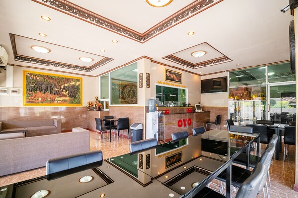 Sitteområde i lobbyen