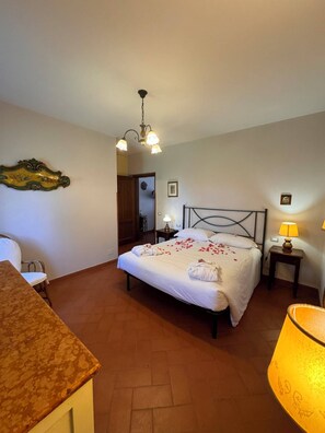 1 bedroom, iron/ironing board, bed sheets