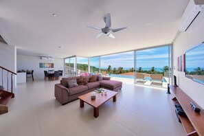Villa, Multiple Bedrooms, Non Smoking, Kitchen | Living area | Flat-screen TV - 18 Bedroom Luxury Sea View Villas (Koh Samui)