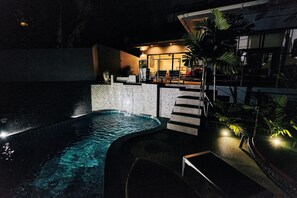 Outdoor pool - 7 Bedroom Twin Sea View Villas Chaweng Noi SDV161/162-By Samui Dream Villas (Koh Samui)