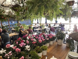 Outdoor dining - Studio minutes from Waterfront walks, close to Pasadenas, cafes, restaurants (Bayview)