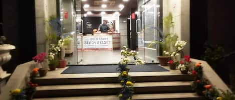 Façade de l’hébergement