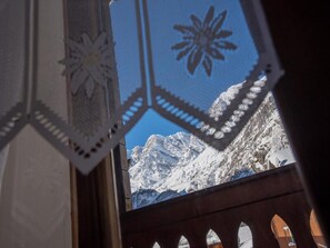 Vue depuis lâhĂ©bergement