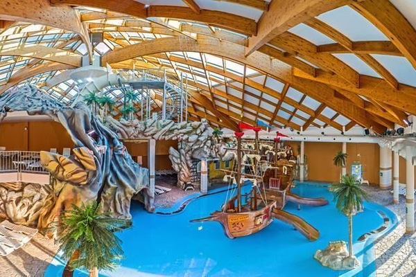 Indoor pool, seasonal outdoor pool