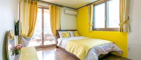 Habitación (201) | Wifi gratis y ropa de cama