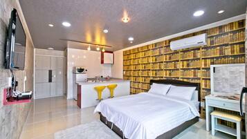 Phòng (Gray1) | Truy cập Internet không dây miễn phí, bộ trải giường