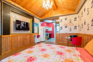 Chambre (201) | Accès au Wi-Fi (inclus), literie fournie