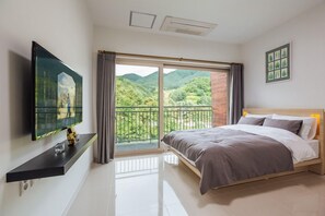 Chambre (B202) | Wi-Fi gratuit, draps fournis