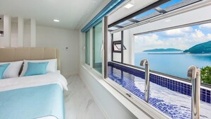 Free WiFi, individually decorated, individually furnished, bed sheets - Arco Poolvilla Pension (Geoje)