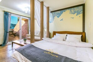 Chambre (Beach-dong 202) | Wi-Fi gratuit, draps fournis