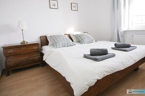 Lägenhet | 2 sovrum, strykjärn/strykbräda, gratis wi-fi och sängkläder